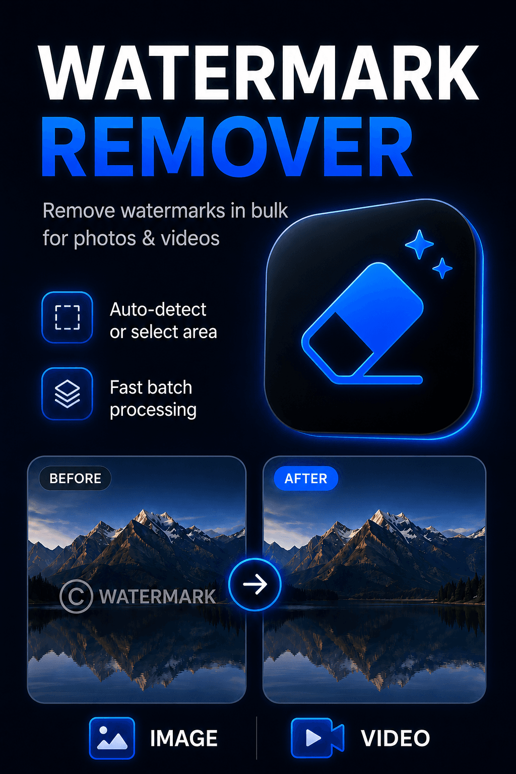 Watermark Remover – Strip Logos From Images & Videos In Bulk